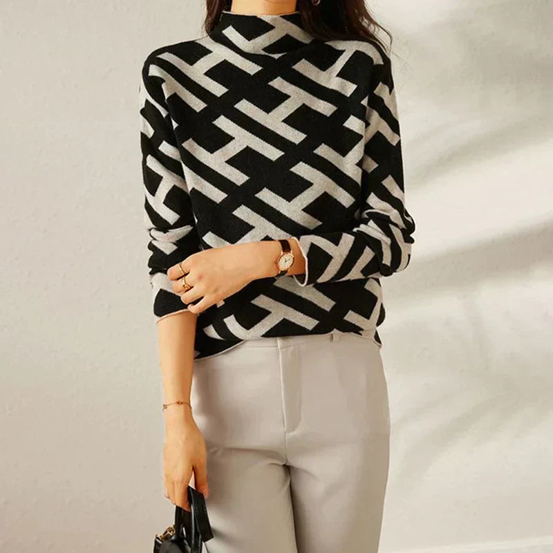 Vintage Inspired Sweater with a Contemporary Edge