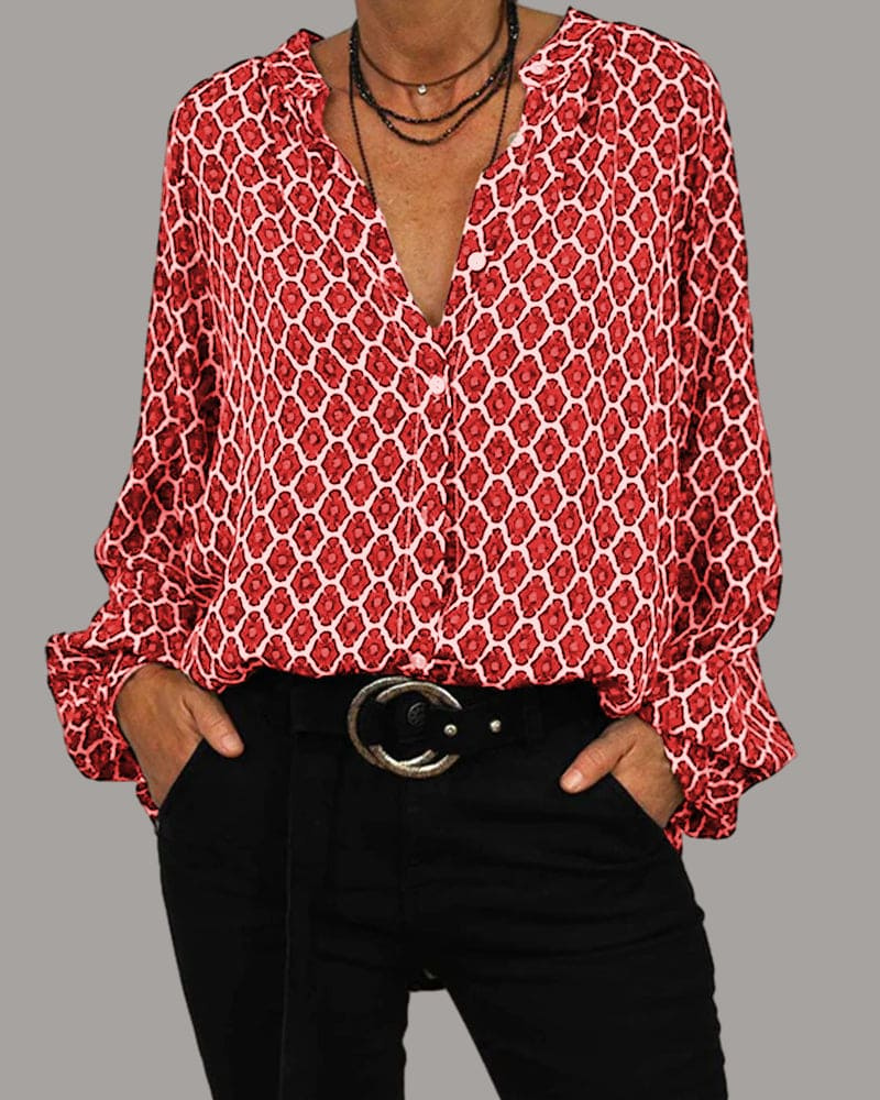 Gracefully Styled Blouse for Any Occasion