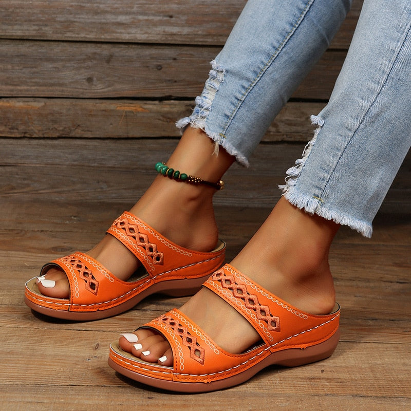 Vintage Inspired Orthopedic Sandals