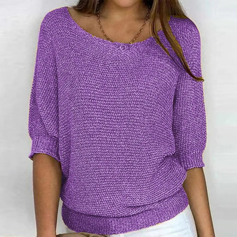 Well Tailored Sweater with a Graceful Silhouette