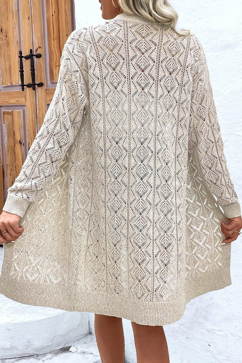 Well Tailored Cardigan with a Graceful Silhouette