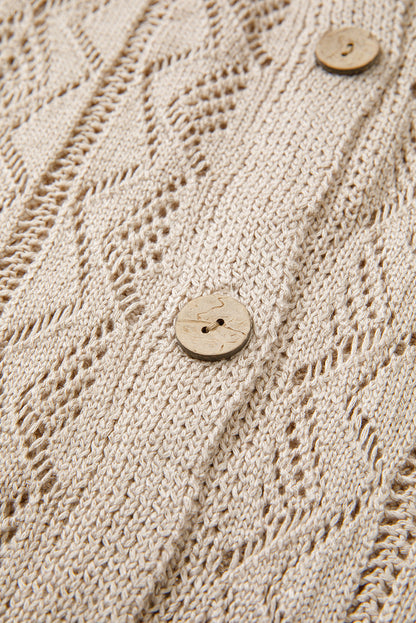 Well Tailored Cardigan with a Graceful Silhouette
