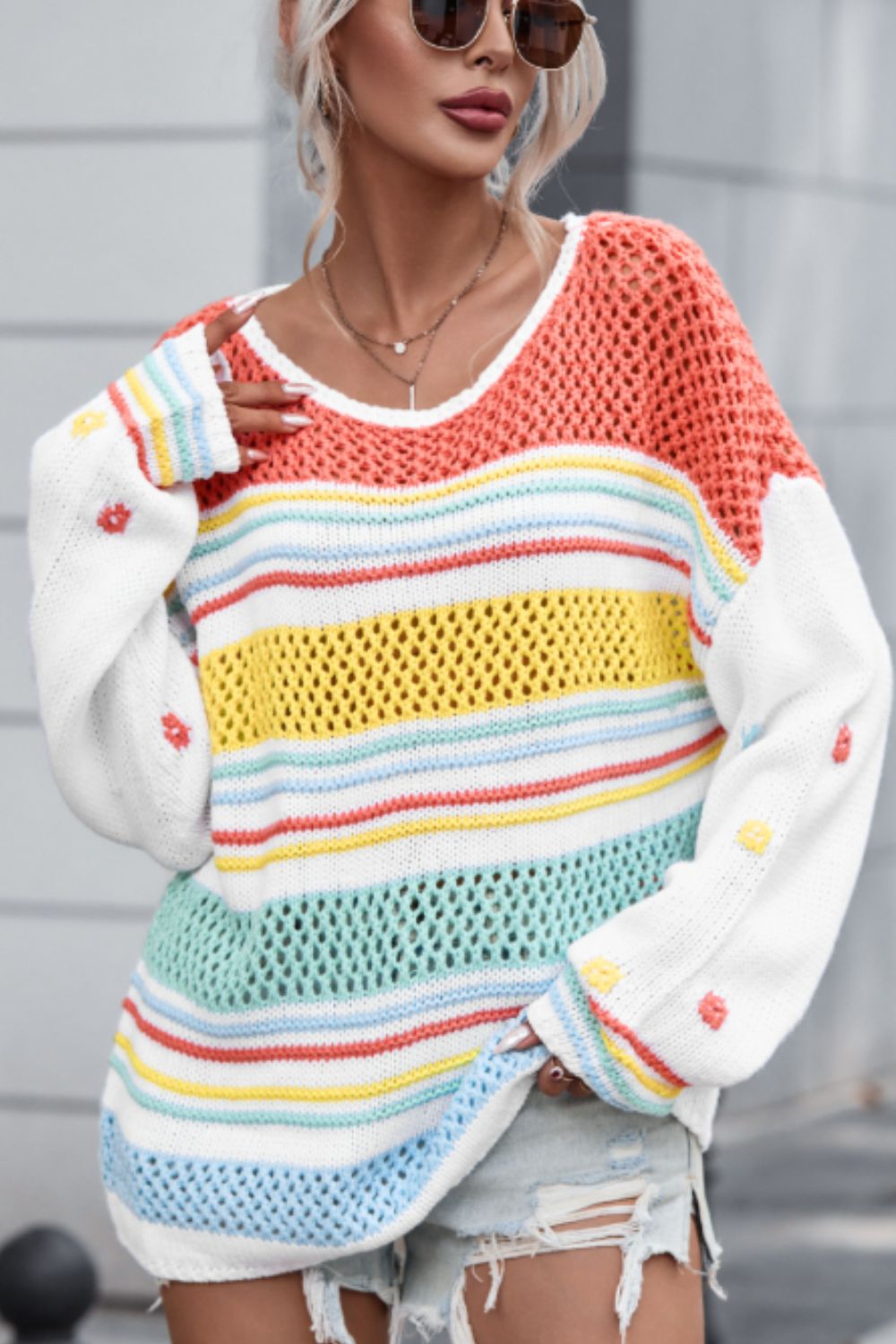 Classic Vintage Sweater with a Flattering Fit