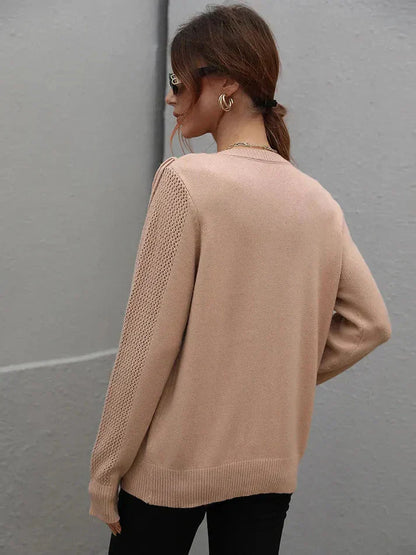 A Vintage Style Sweater with Delicate Timeless Details