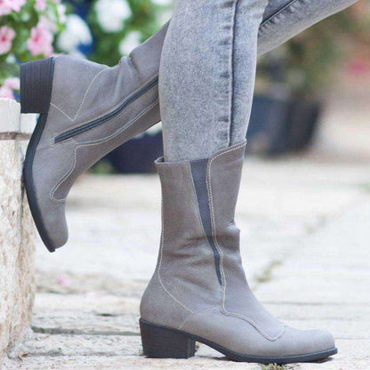 Chic Orthopedic Boots with Unique Design