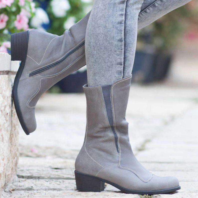 Chic Orthopedic Boots with Unique Design