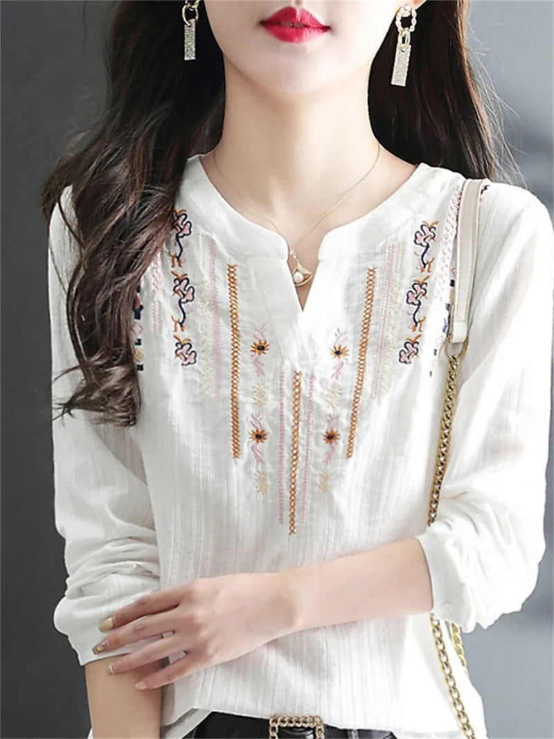 A Vintage Style Blouse with Delicate Timeless Details