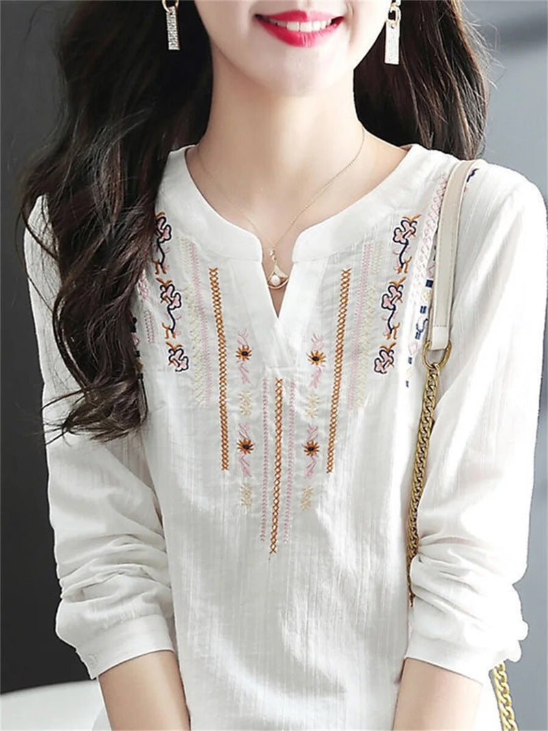 A Vintage Style Blouse with Delicate Timeless Details