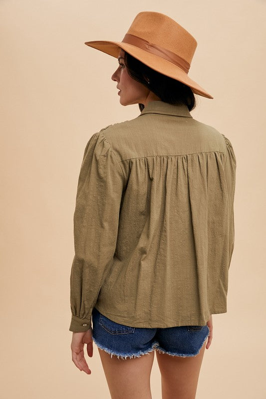 Vintage Inspired Blouse with a Contemporary Edge