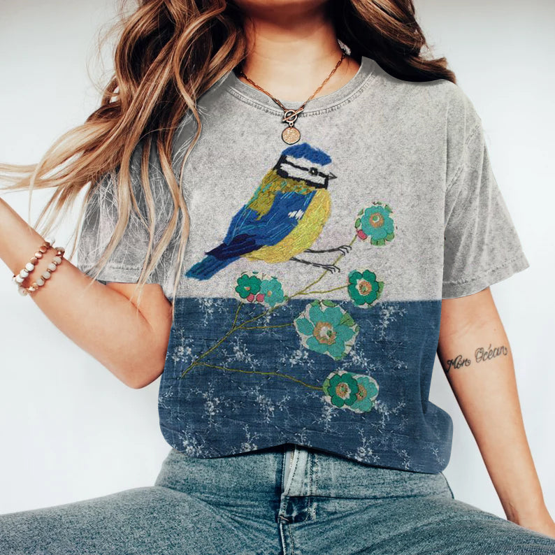 Vintage-inspiroitu T-Paita