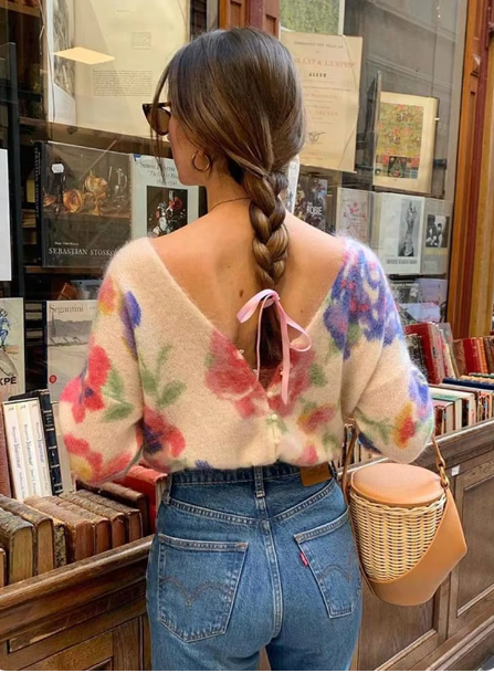 Vintage Inspired Sweater with a Contemporary Edge