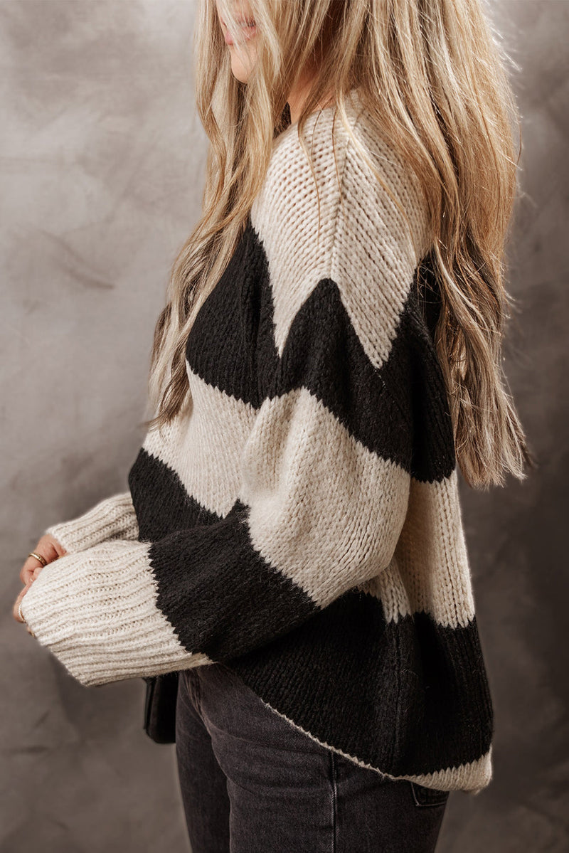 Vintage Inspired Sweater with a Contemporary Edge