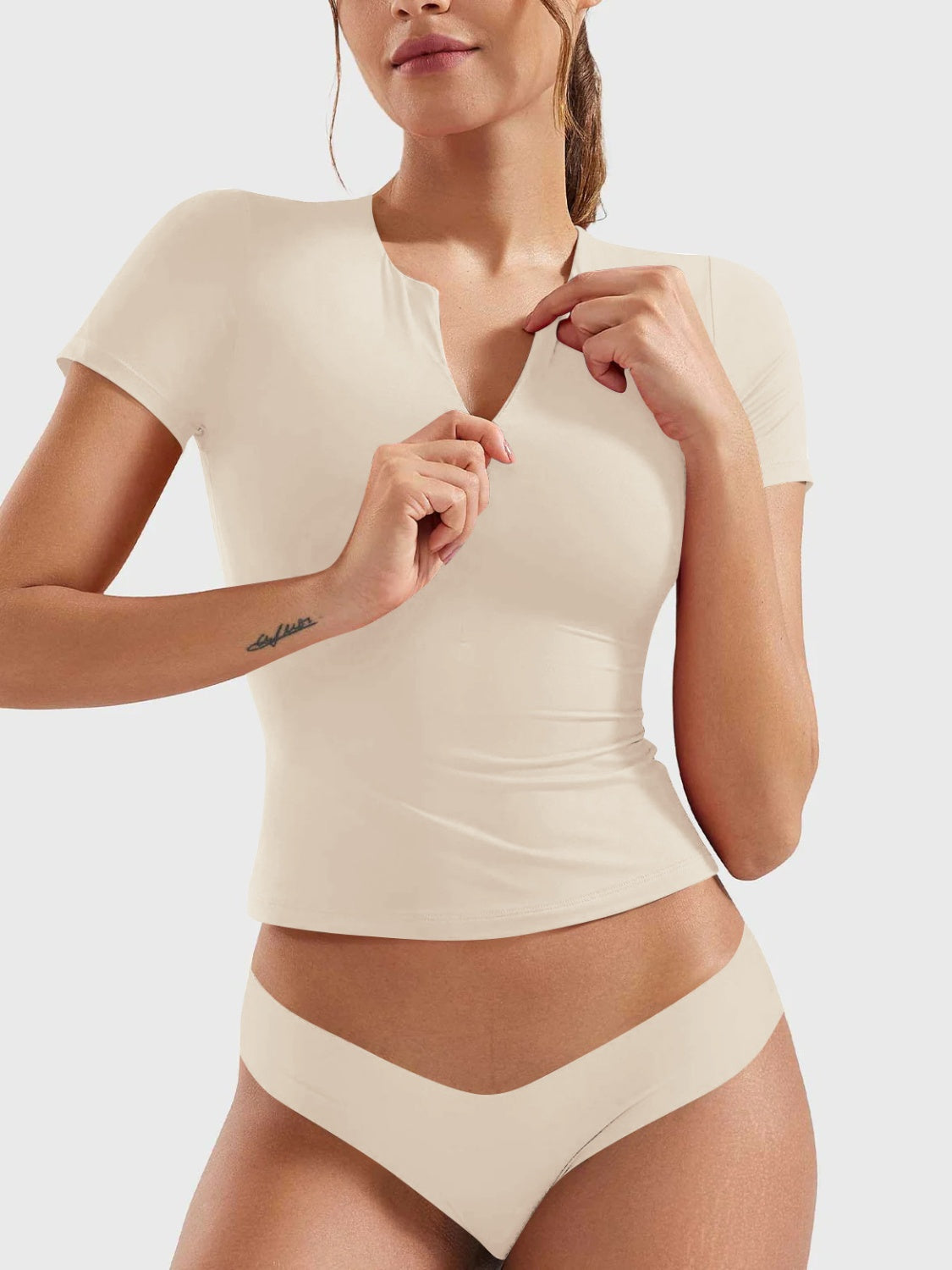 Beautifully Finished T-Shirt in a Timeless Design