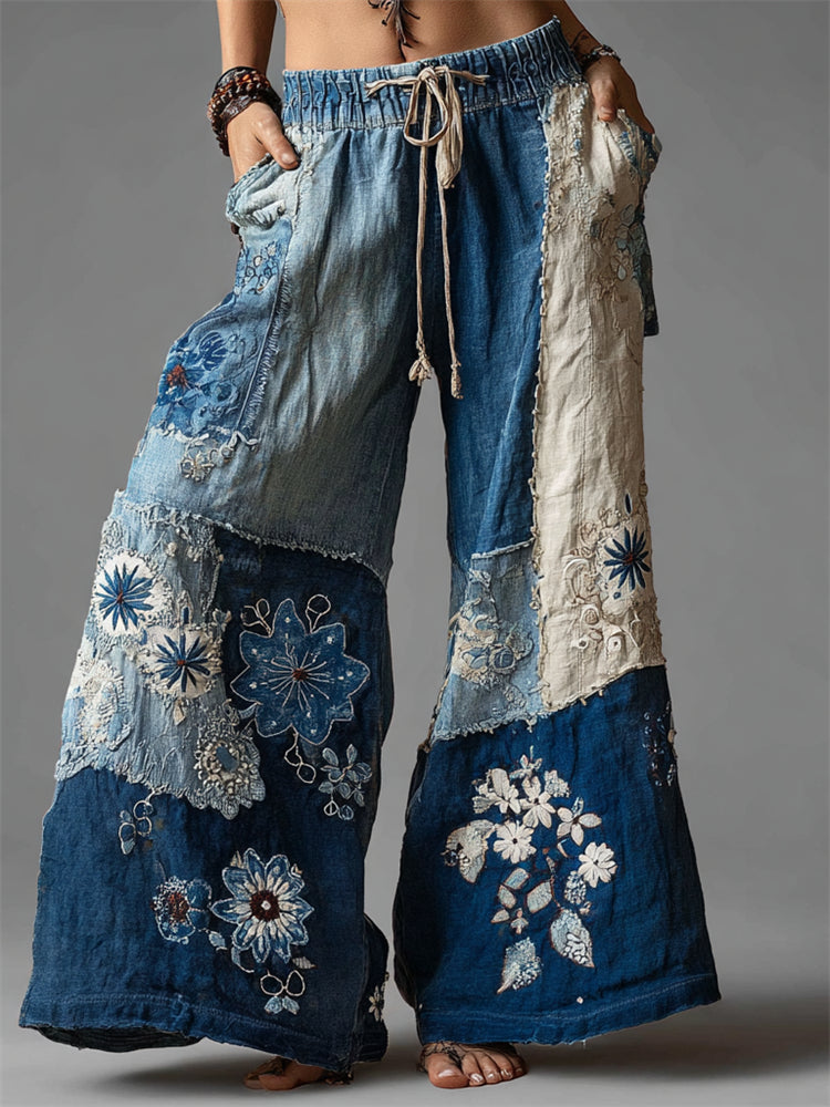 Ajaton vintage-tyyli Housut