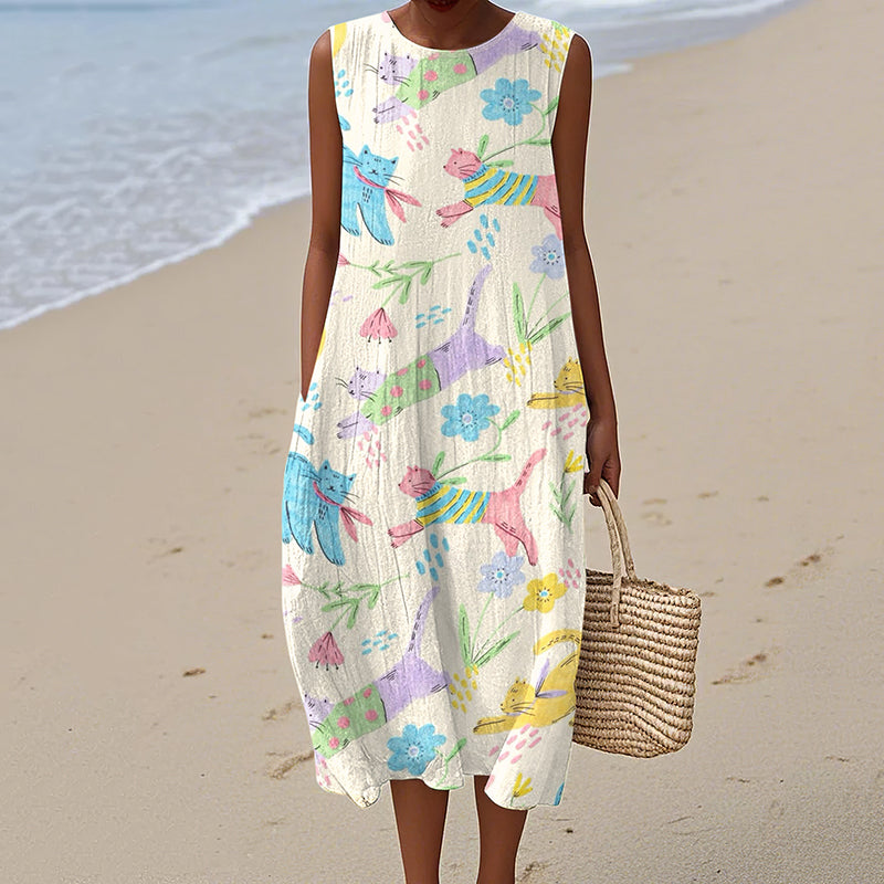 Ajaton vintage-tyyli Mekko