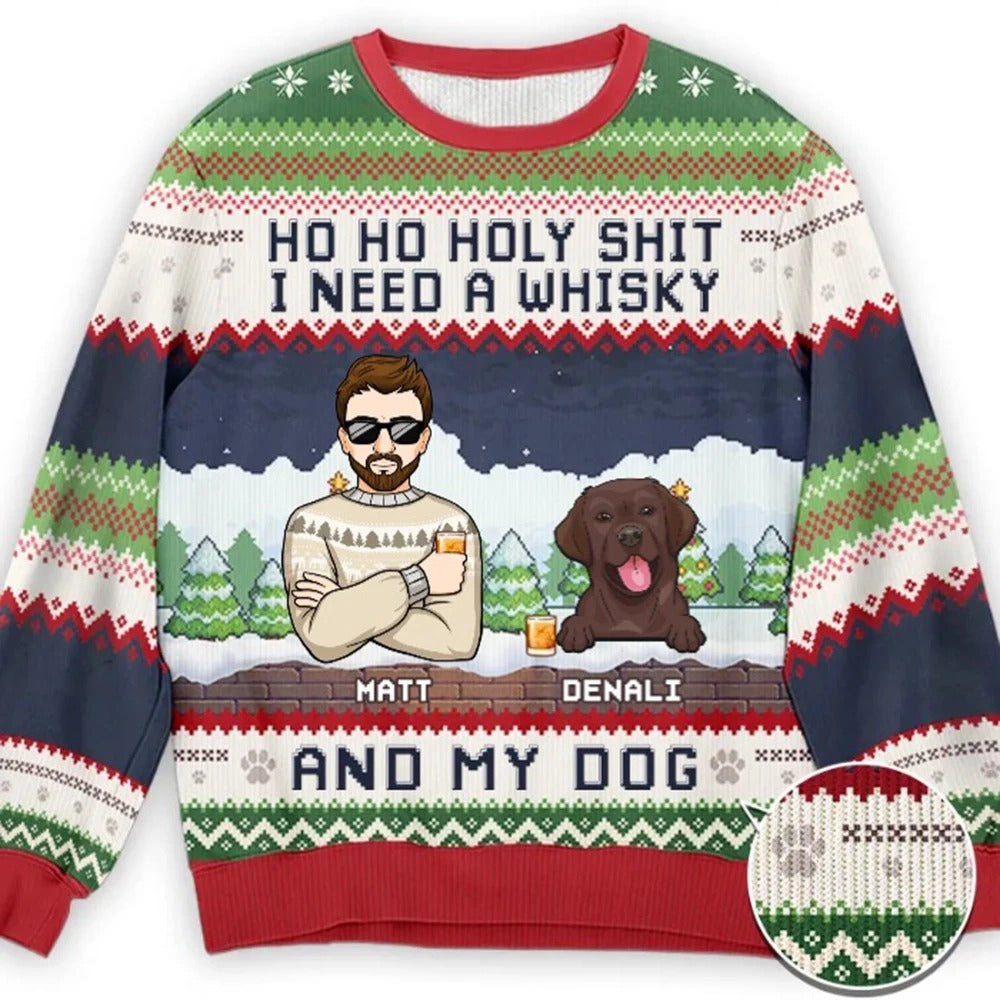 Lena® | Lightweight Christmas sweater with a crew neck