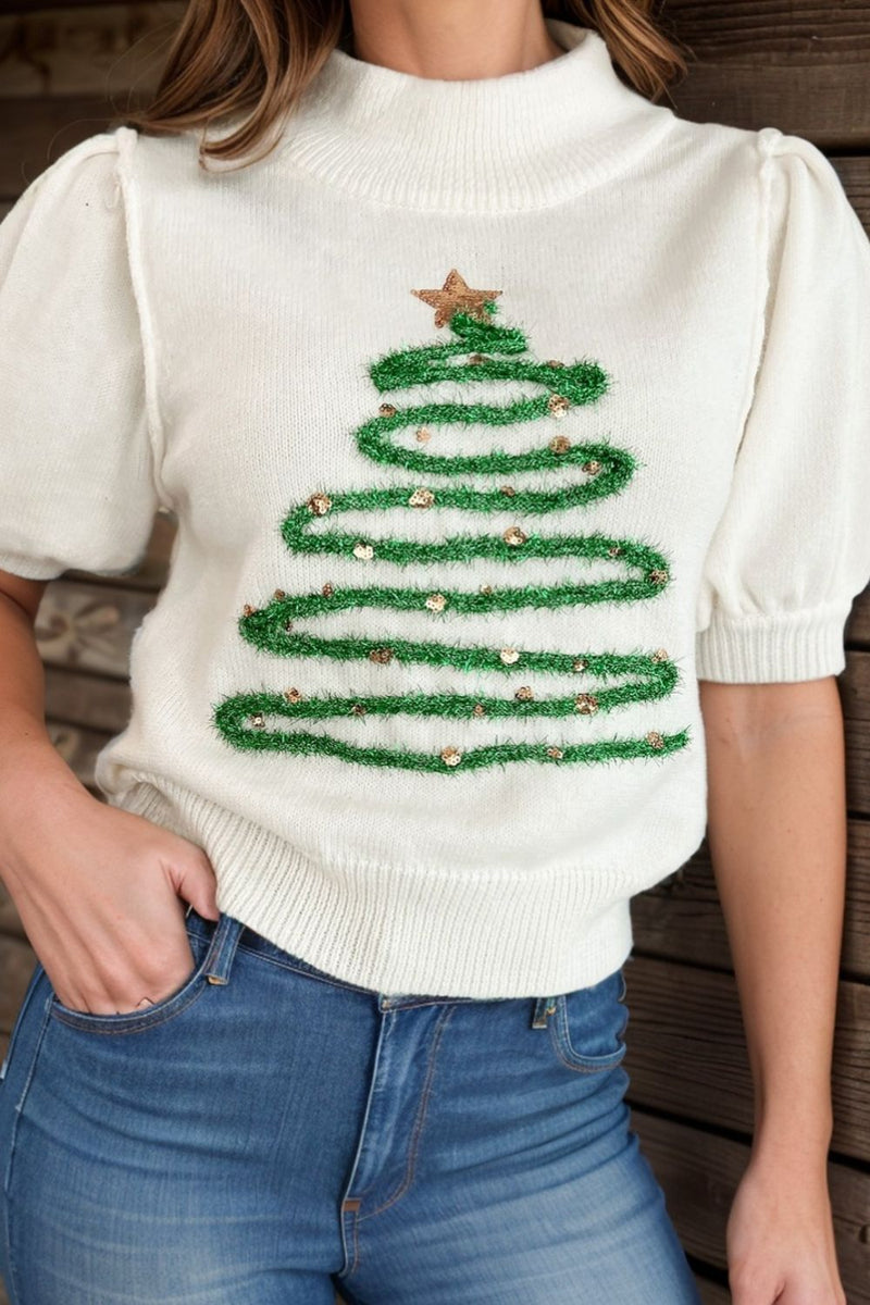 A Vintage Style Sweater with Delicate Timeless Details