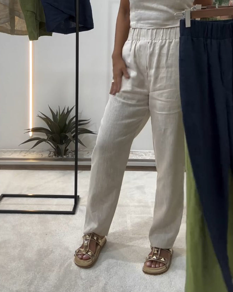 A Vintage Style Pants with Delicate Timeless Details