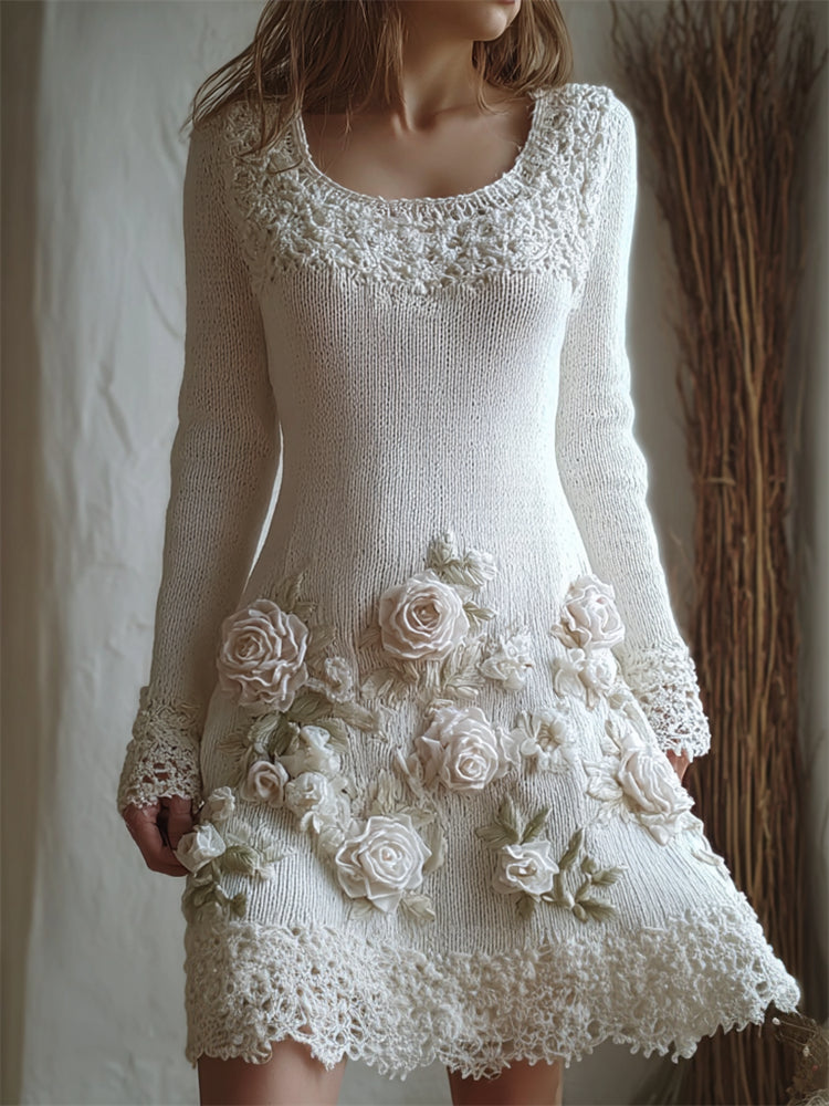 Sulokkaasti suunniteltu Villapaita