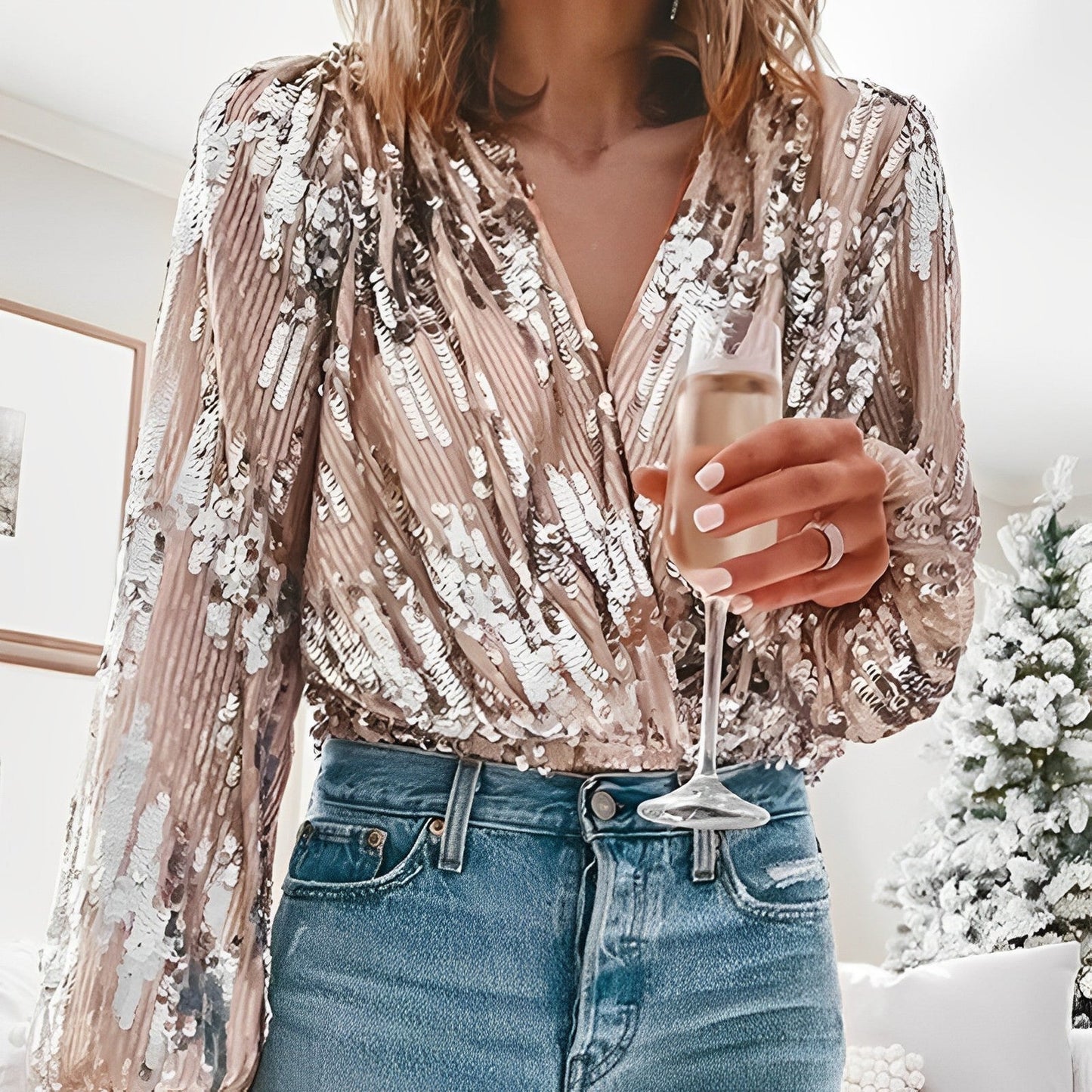 Gracefully Styled Blouse for Any Occasion