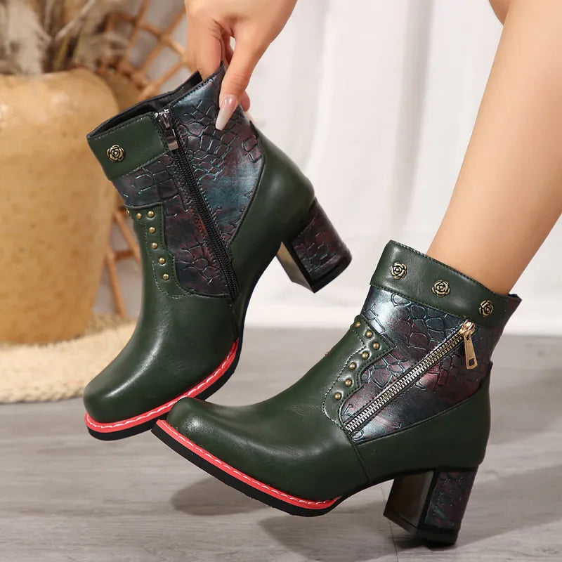 Classic Orthopedic Boots with Timeless Style