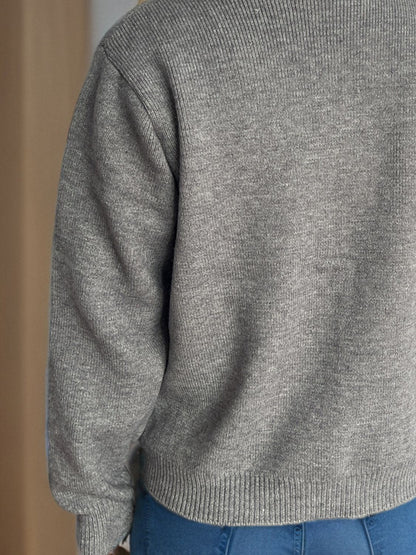 A Vintage Style Cardigan with Delicate Timeless Details