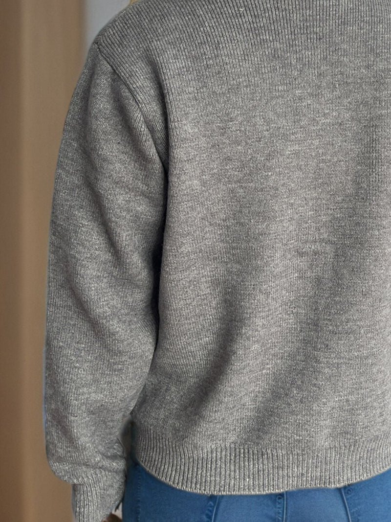 A Vintage Style Cardigan with Delicate Timeless Details