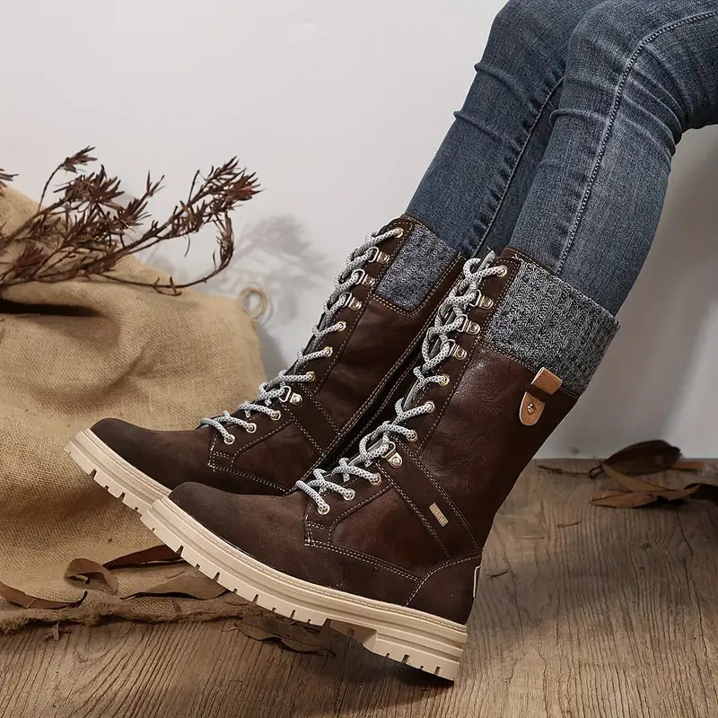 Chic Orthopedic Boots with Unique Design