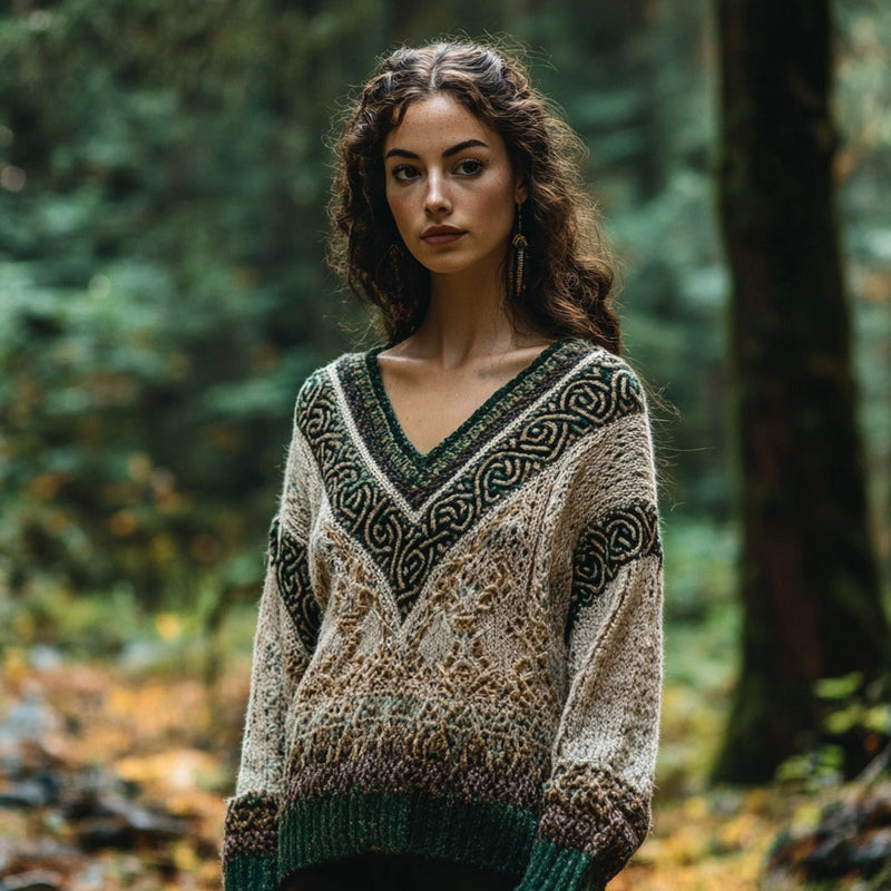 Vintage-inspiroitu Villapaita