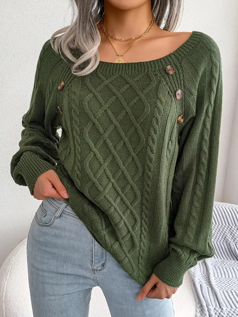 Vintage Inspired Sweater with a Contemporary Edge