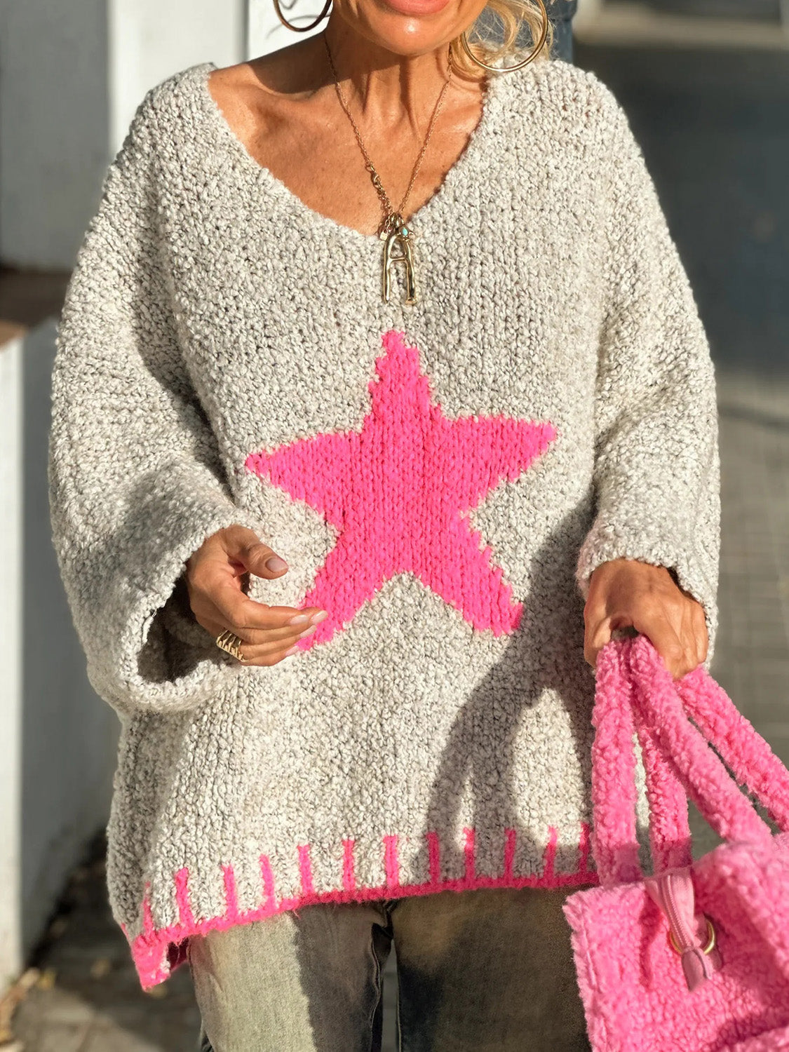 Classic Vintage Sweater with a Flattering Fit