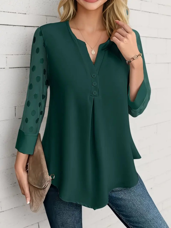 A Vintage Style Blouse with Delicate Timeless Details