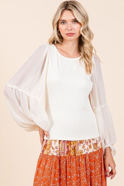 Vintage Inspired Top with a Contemporary Edge