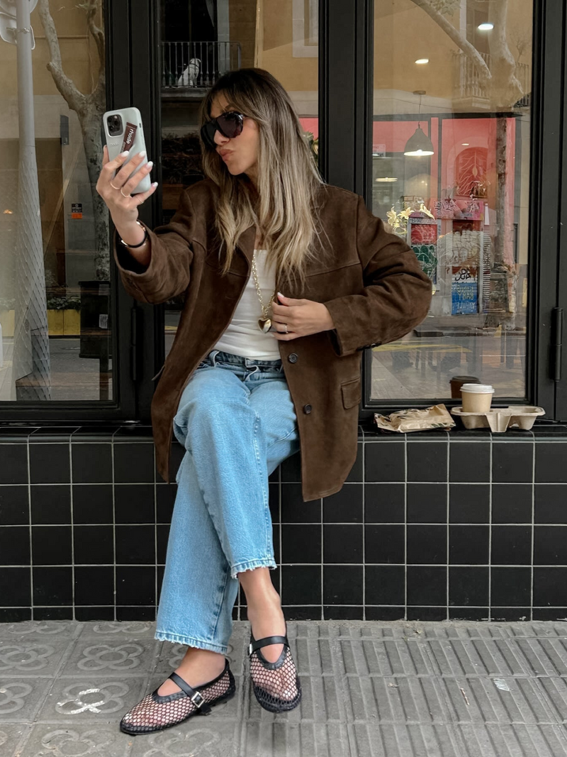 A Vintage Style Jacket with Delicate Timeless Details