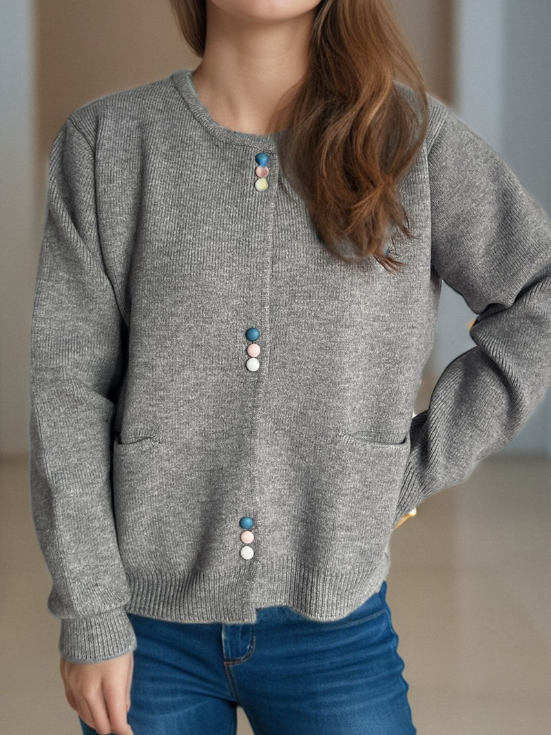 A Vintage Style Cardigan with Delicate Timeless Details