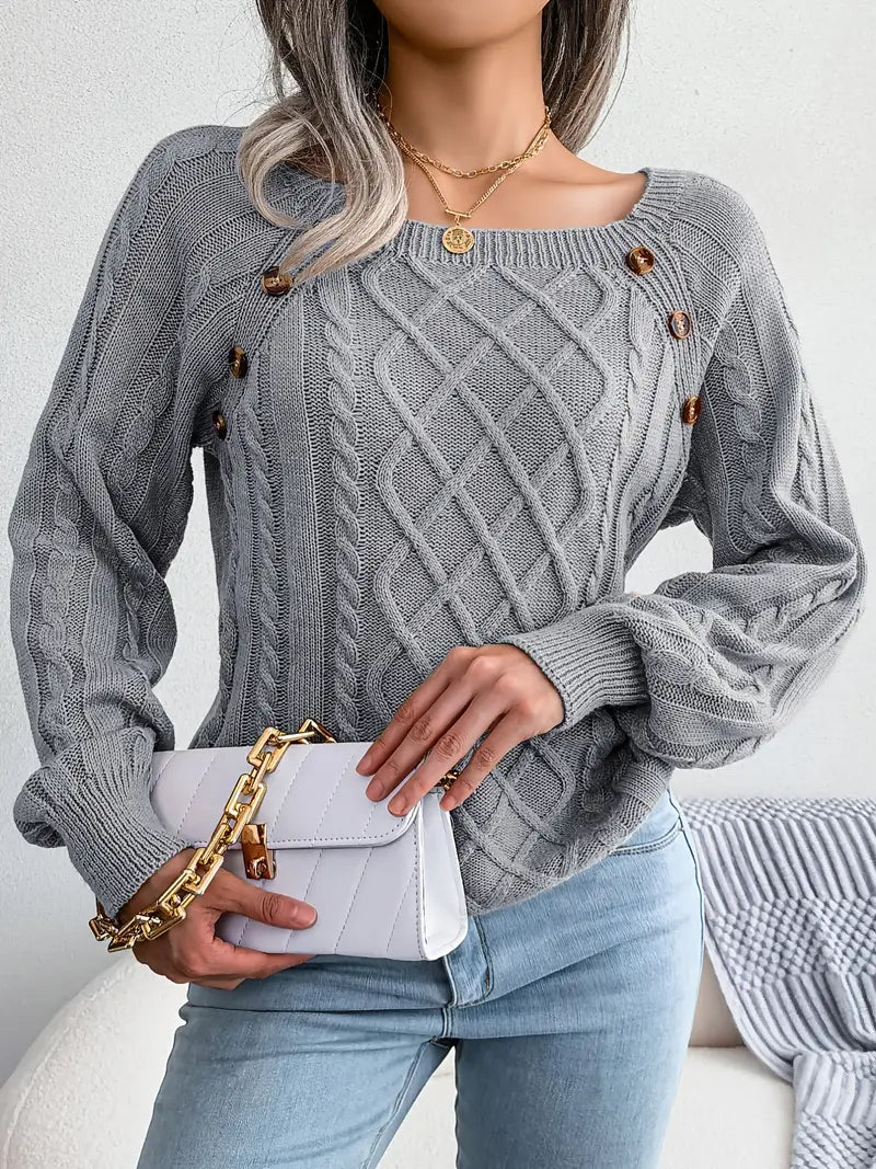 Vintage Inspired Sweater with a Contemporary Edge