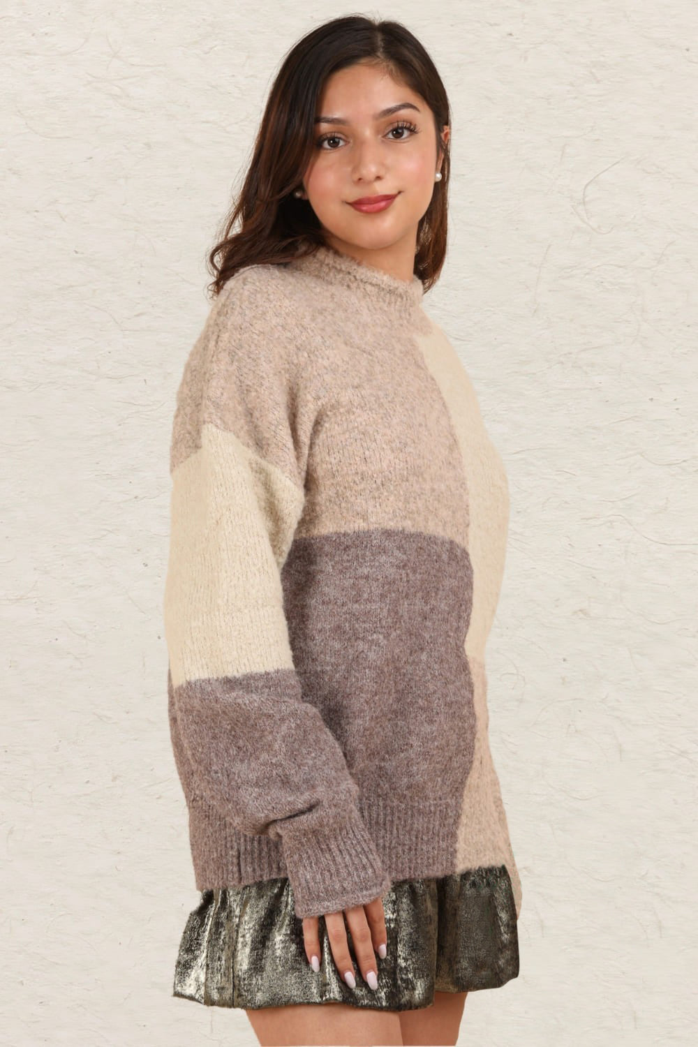 A Vintage Style Sweater with Delicate Timeless Details