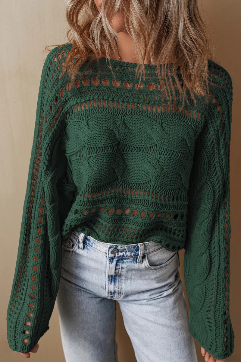 Vintage Inspired Sweater with a Contemporary Edge