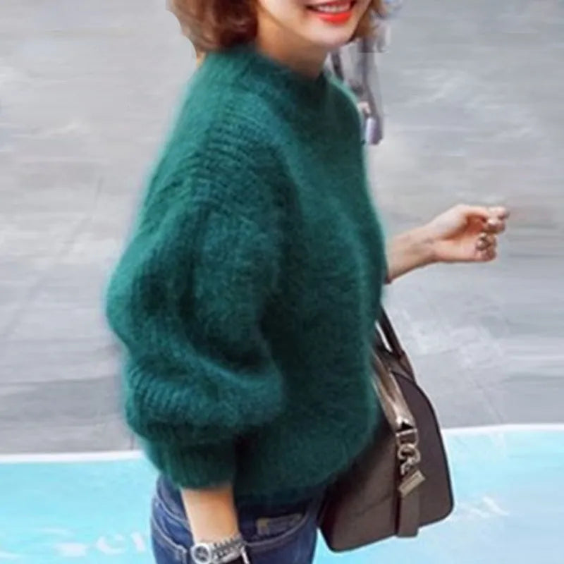 A Vintage Style Sweater with Delicate Timeless Details