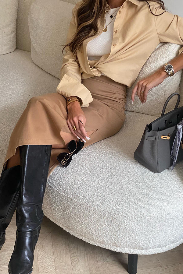 Well Tailored Garment with a Graceful Silhouette