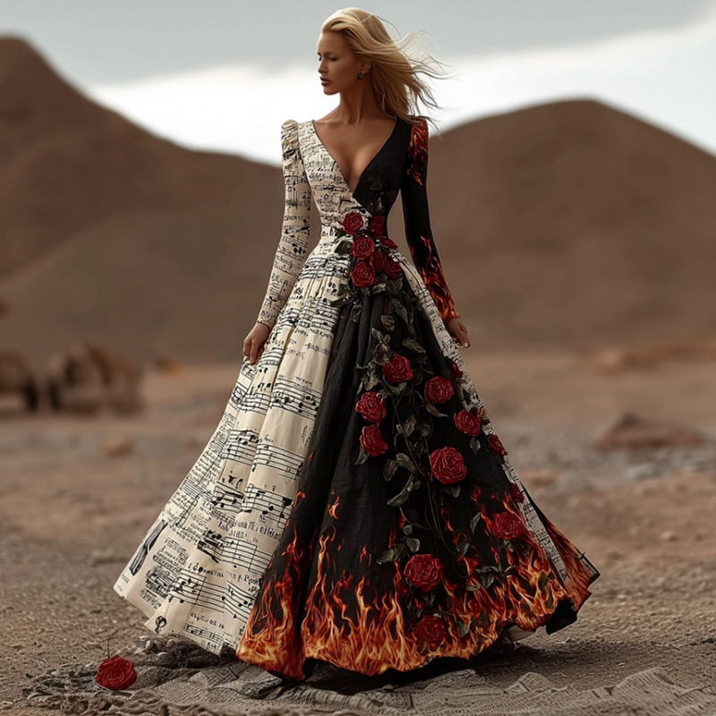 Harkitusti suunniteltu Mekko