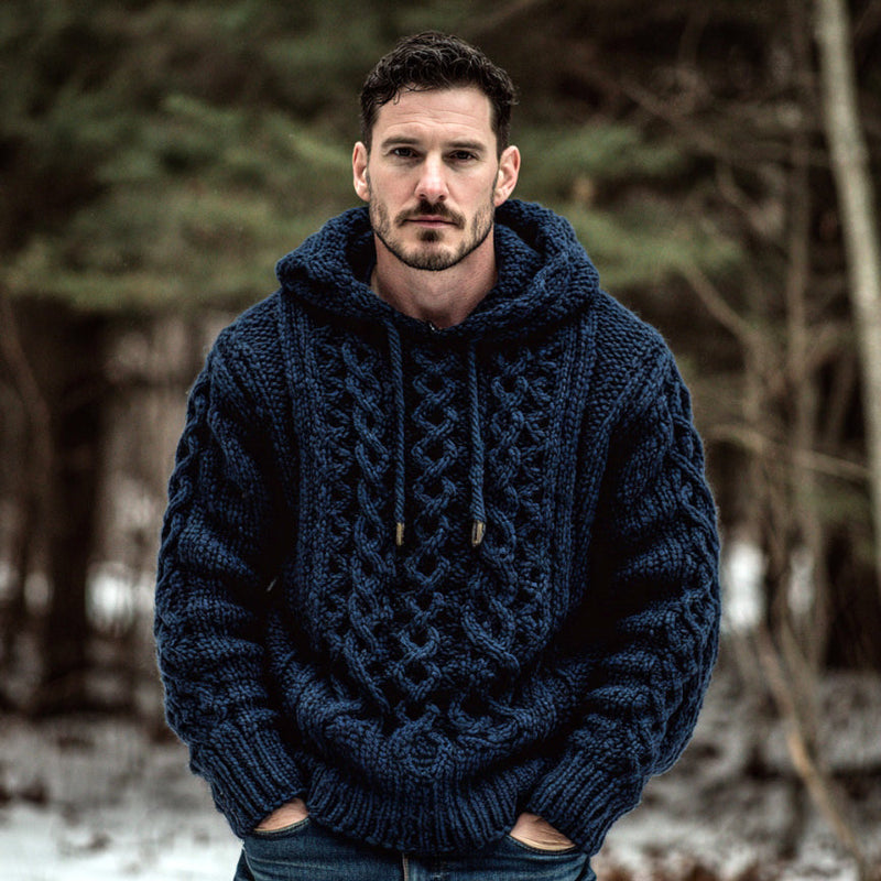 Sulokkaasti suunniteltu Villapaita