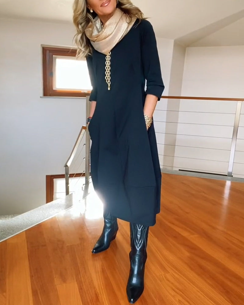Well Tailored Dress with a Graceful Silhouette