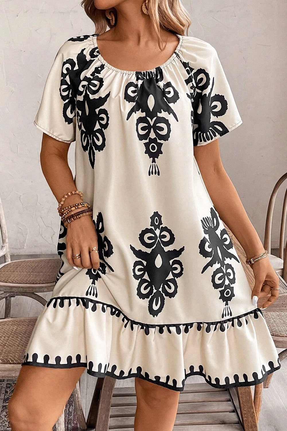 A Vintage Style Dress with Delicate Timeless Details
