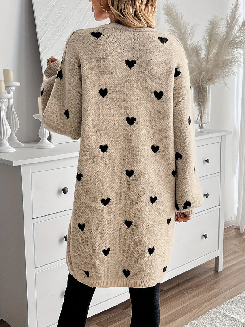 Well Tailored Cardigan with a Graceful Silhouette