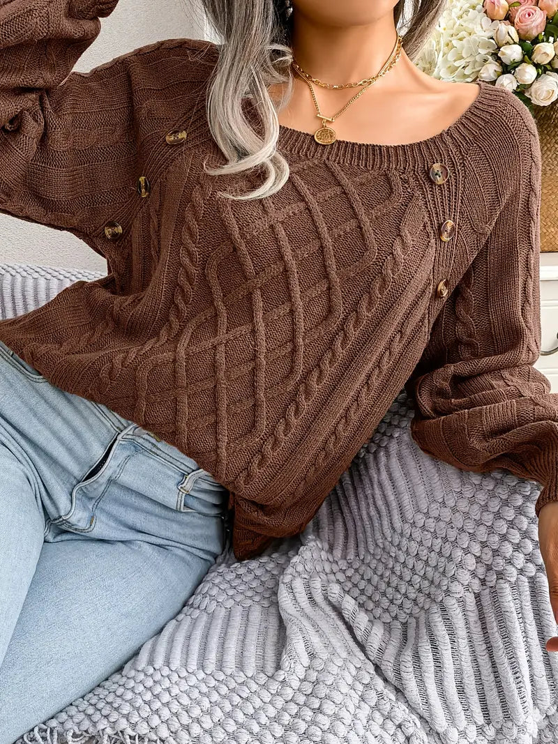 Vintage Inspired Sweater with a Contemporary Edge