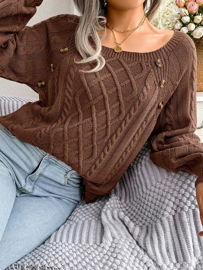 Vintage Inspired Sweater with a Contemporary Edge
