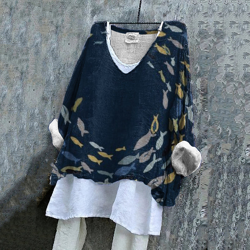 Ajaton vintage-tyyli Paita