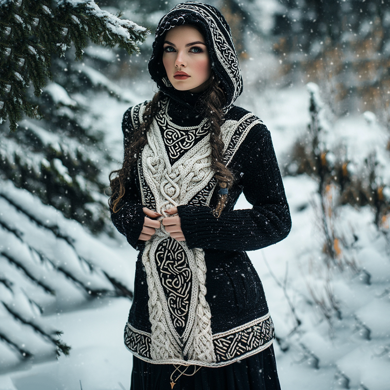 Klassisesti suunniteltu Villapaita