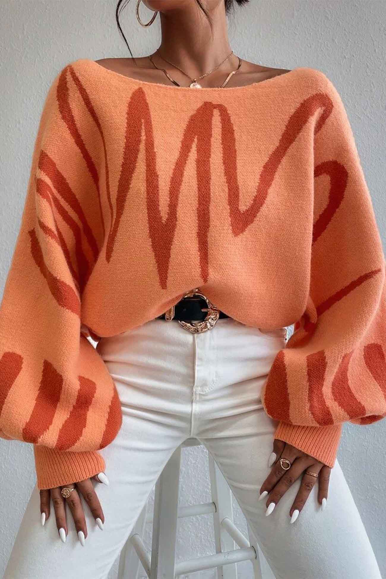 Klassisesti suunniteltu Villapaita